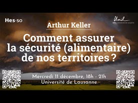 affiche conférence Arthur Keller UNIL décembre 2024