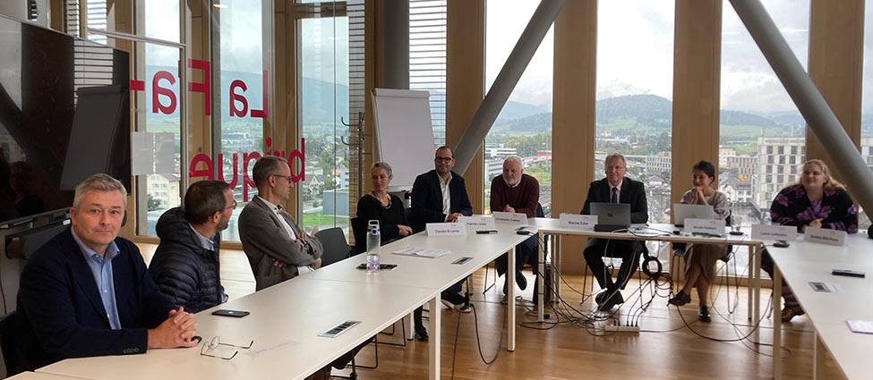 [Translate to Anglais:] Rencontre des expert·es de l'AAQ et de membres de la communautés de la HES-SO. 